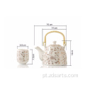 TEAPOT chinês Dragão Dourado